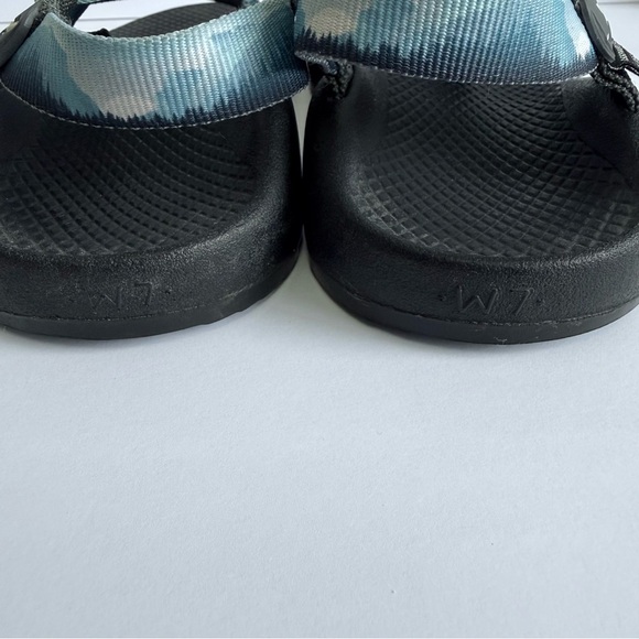 Chaco Cloud Mountain Print Z1 Athletic Sandals Outdoorsy Gorpcore Size 7 - Picture 5 of 6